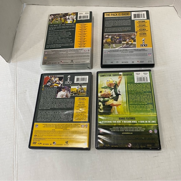 Green Bay Packers DVD Lot Of 4 Read - Picture 2 of 6